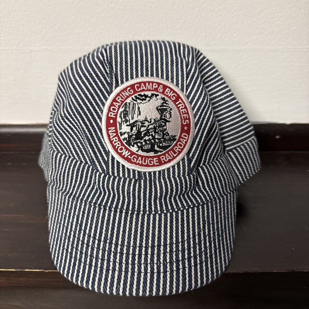Narrow Gauge Railroad Roaring Camp Big Trees Snapback Child Cap Hat Conductor